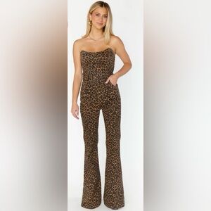 Show Me Your MuMu Leopard Print Jumpsuit